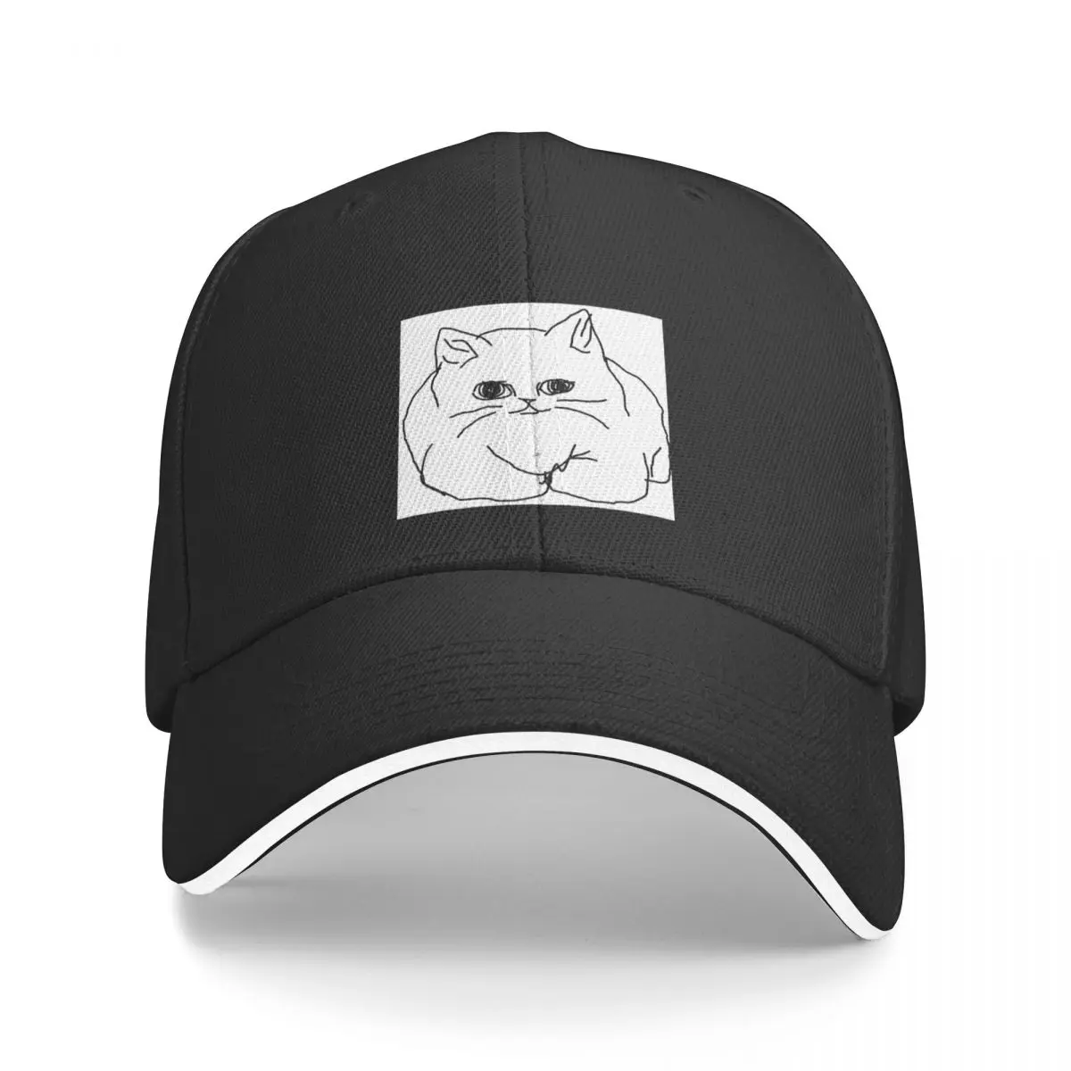 cat stare Baseball Cap foam party Hat Hat Beach funny hat beach Women Caps Men's