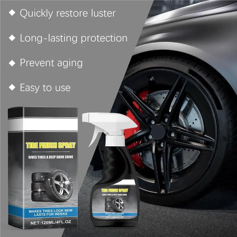 Wheel Shine For Car Tires Vehicle Tire Nourishing Spray Multifunctional Vehicle Wheels Nourishing Solution Automotive Wheel