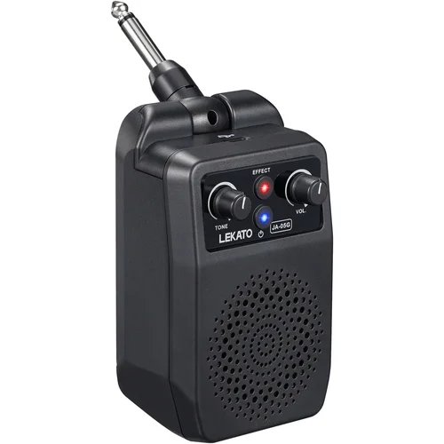 Imagen 2 del producto LEKATO amplificador de guitarra Mini amplificador de guitarra eléctrica 5W portátil Bluetooth con 4 efectos incorporados distorsión limpia Overdrive Reverb