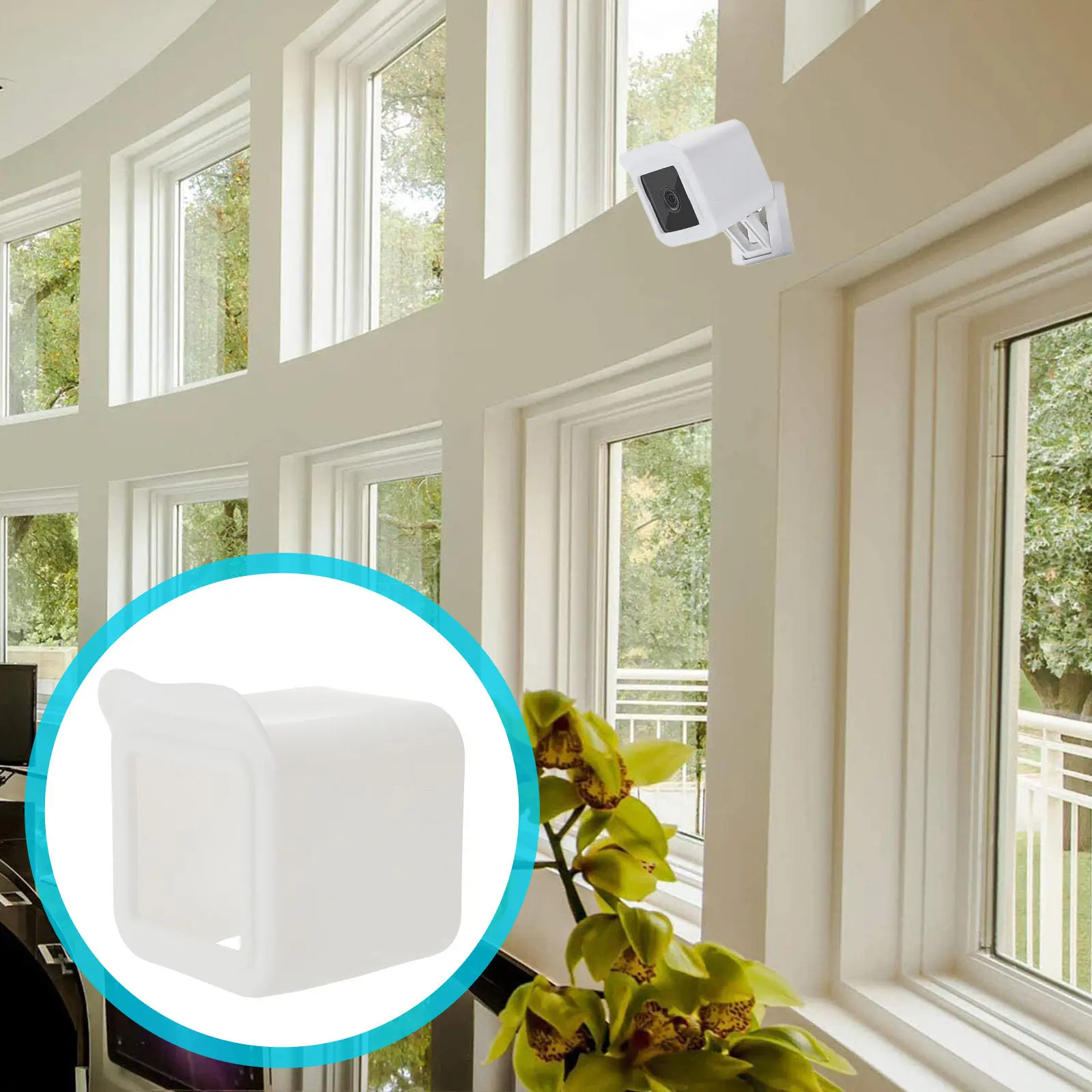Compact Silicone Cover for V3 Rugged Security Camera Protective Install Outdoor Use Security Camera Cover