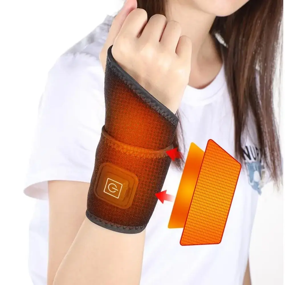 Heating Wrist Protector Sports Protection Breathable Support Sleeve Hand Joint Brace Tool Heat Health Care Device