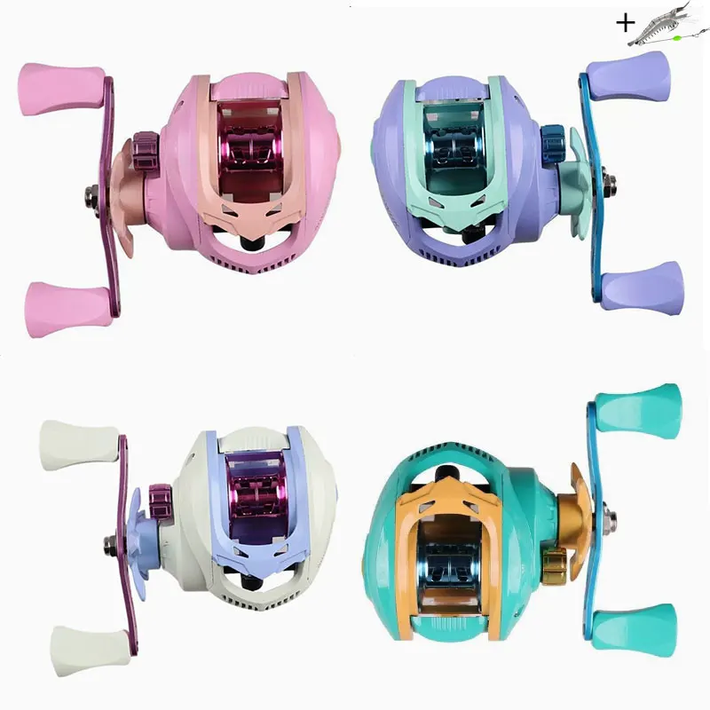 2026 New Explosion-proof Line Water Drop Wheel Double Rocker Max Drag 10KG Gear Ratio 7.2:1 Suitable Saltwater Freshwater