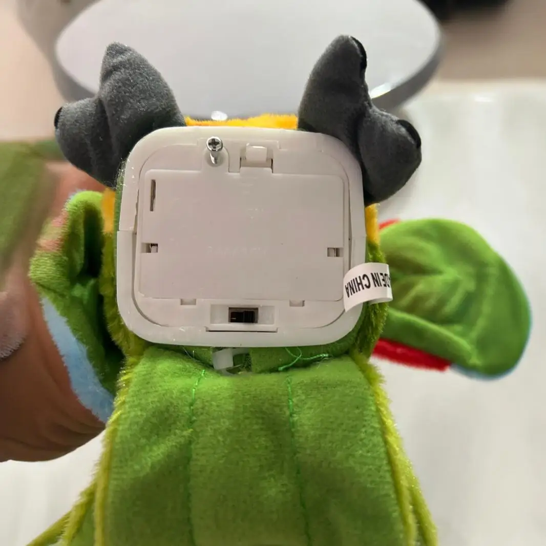 Pluszak Papuga Mówiąca 2025 Elektryczny Pilot Zdalnego Sterowania Śpiewająca Nauczająca Dzieci Mówić Lalka Powtarzająca Dla Niemowląt