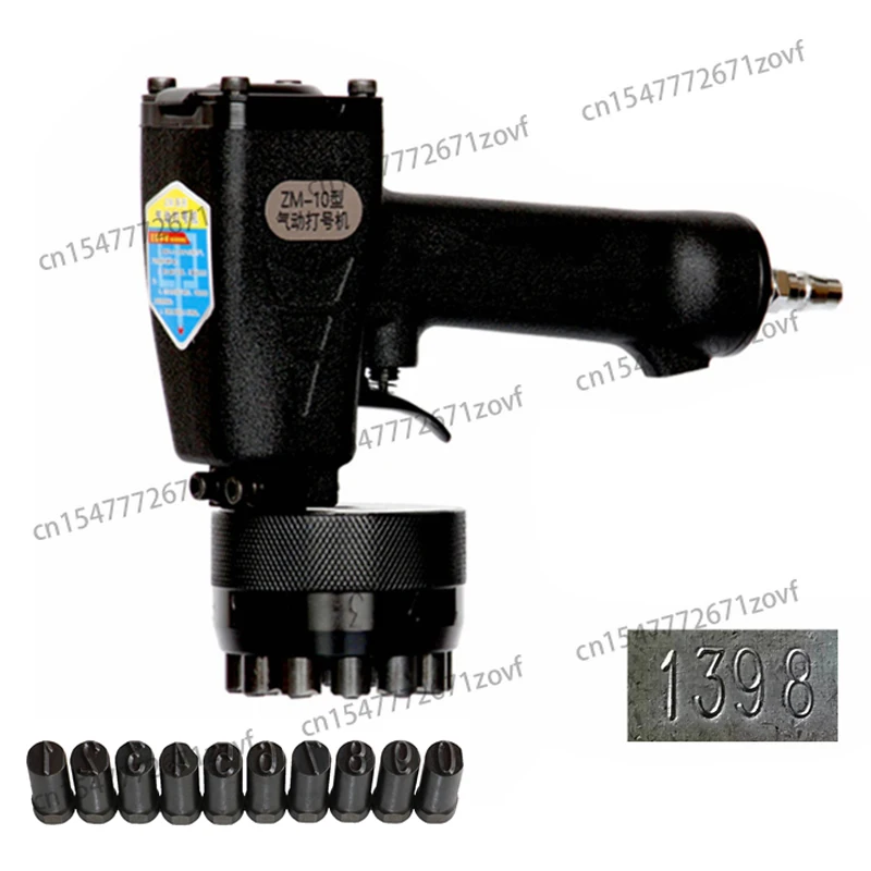 

Пневматическая ударная маркировочная машина Portale, маркировщик для металлических пластин, цифры 0-9 + 2 буквы алфавита, настраиваемая кодирующая машина