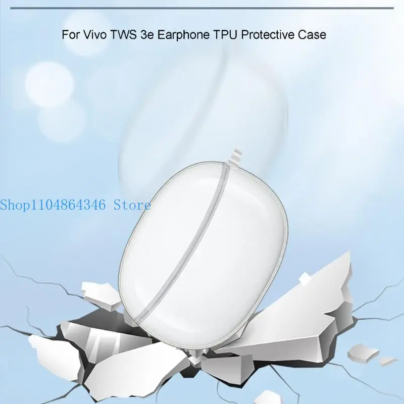 

652F Headphone Shockproof Soft Housing Skin Friendly Cover Against Scratch for 3E Shell Protector Non Slip Impact Resistant