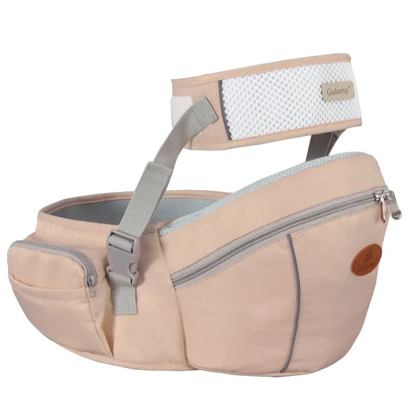 Baby Carrier Ergonomic Hip Seat Waist Carrier for  Toddlers with Adjustable Straps Various Pockets M3799