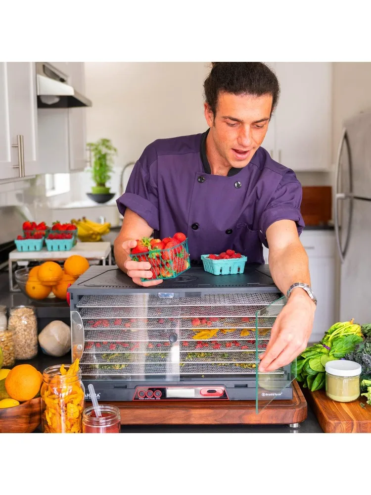 SAHARA Folding Food Dehydrator (Stainless Steel Shelves)