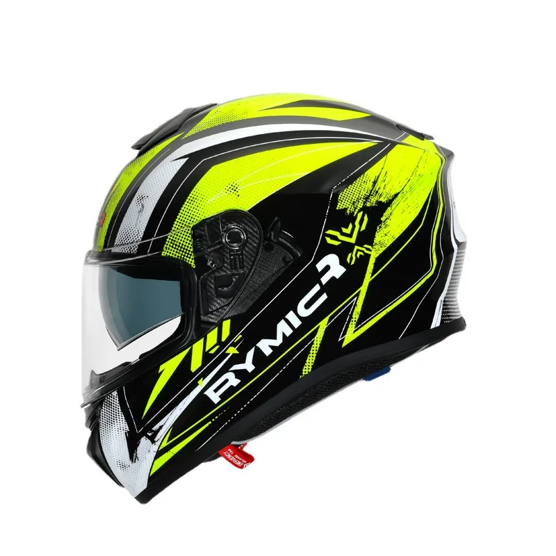 RYMIC Motorrad Flip Up Helm Vier Saison Universal Motorrad Reiten Helme Capacete Mota Cascos Moto