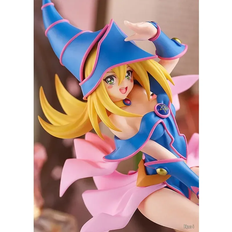21CM Game Karakter Dark Magician Girl Figures Tweedimensionale Meisje Kawaii Goochelaar Pop PVC Gift Speelgoed Collector Japanse poppen