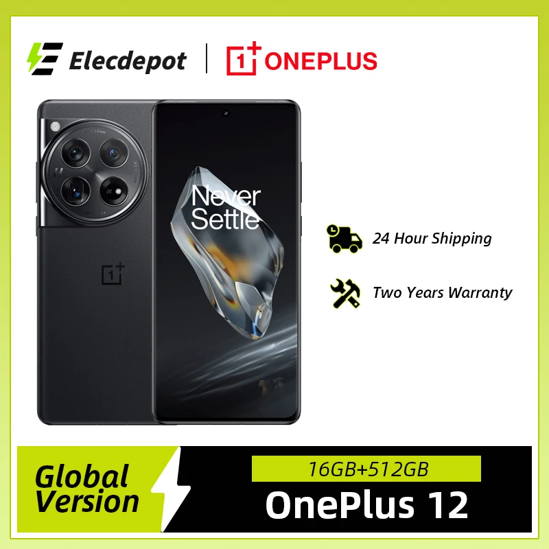 Global Version OnePlus 12 Snapdragon 8 Gen 3 100W SUPERVOOC 50MP Main Camera 5400mAh Battery 6.82