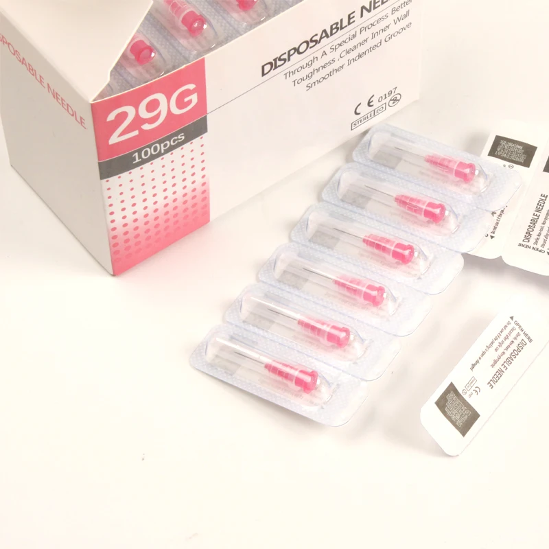 100pcs/box 30G 31G 32G  Disposable Needle Small Painless Tattoo Needle Injection Meso Needle surgical tool