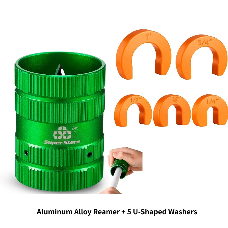 

Professional Pipe Reamer Deburring Tools for Pvc/Copper, And Pipe Chamfering , Fit for Pipes Ranging from 1/4 to 1-5/8 Inches