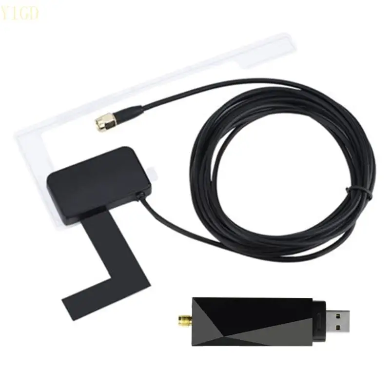 

y1gd Car Radio Tuner DAB+ Receiver DAB+ Antenna Universal DAB+ Dongle