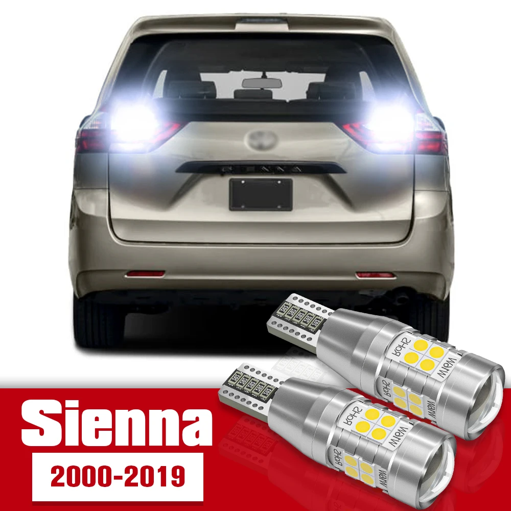 

2pcs LED Accessories Reverse Light Bulb Lamp For Toyota Sienna 2000-2019 2008 2009 2010 2011 2012 2013 2014 2015 2016 2017 2018