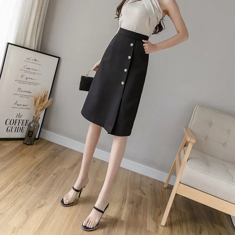 Saia feminina verde cintura alta midi saias femininas moda coreana y2k vintage harajuku barato verão 2025 qualidade novo no estilo v