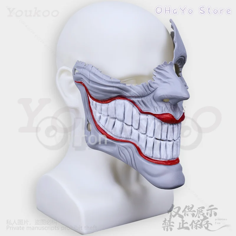 Anime Dandadan 3D Mask Hard Plastic Props Customized For Halloween Christmas Party Gifts Woman Girls Cosplay Aira Shiratori