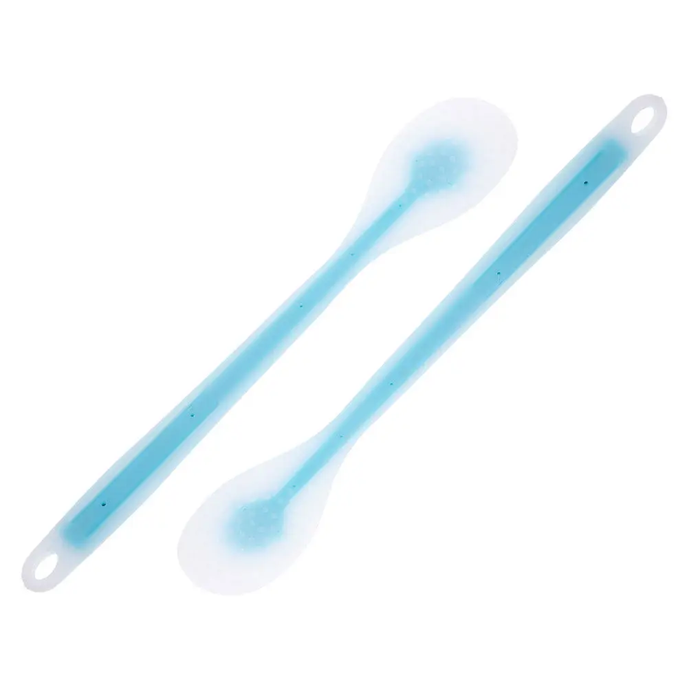 2Pcs Back Moisturizer Applicator for Women Men Lotion Cream Medication Tanning Mitt Alternative Ergonomic Handle Gentle Skin
