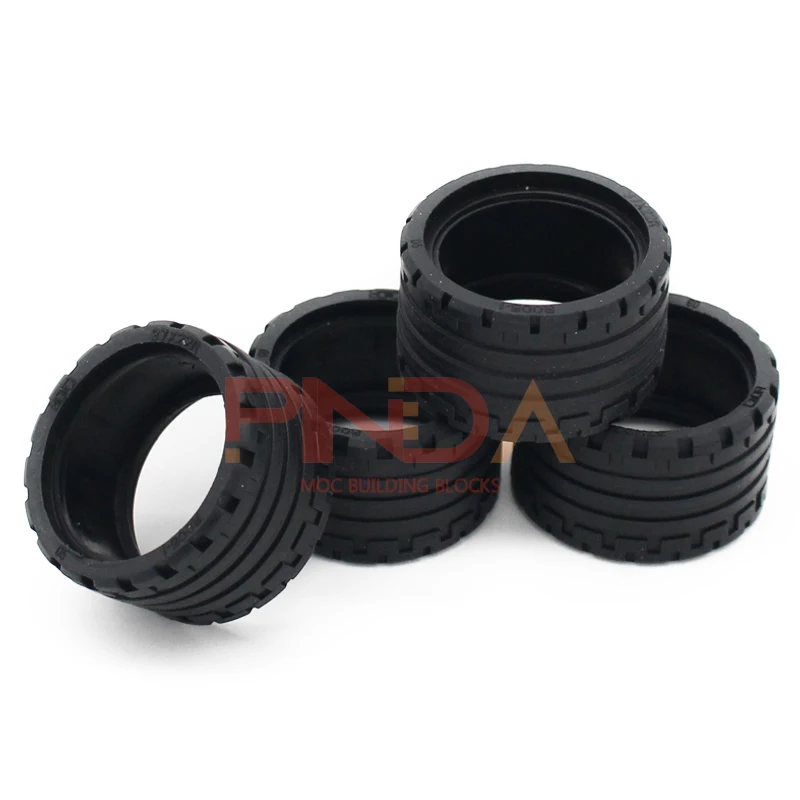 23799 Tire 81.6 x 44 ZR Straight Tread Bricks Collections Bulk Modular GBC Toy For Technical MOC Building Block Compatible