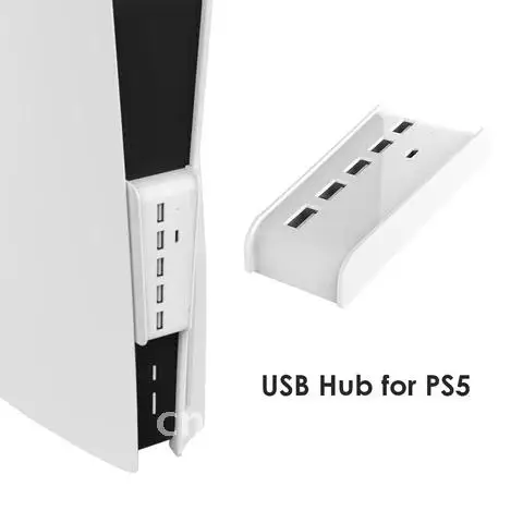 Adattatore Hub USB per PS5 6 porte USB 3.0 USB A TYPE-C 3.1 Expander Splitter HUB USB Super Speed 3.0 per Console PlayStation 5