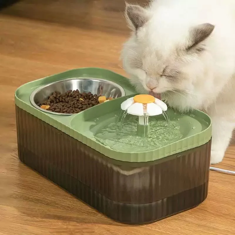 

3L Pet Water Fountain Automatic Cat Food Bowl Filter Pet Drinking Dispenser USB Electric Mute for Cat Dog Smart Filter Fountain