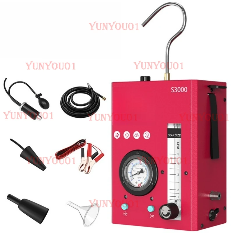 L S3000 Automotive Inspection Tool EVAP Pipe Leak Analyzer, Smoke Leak Detector