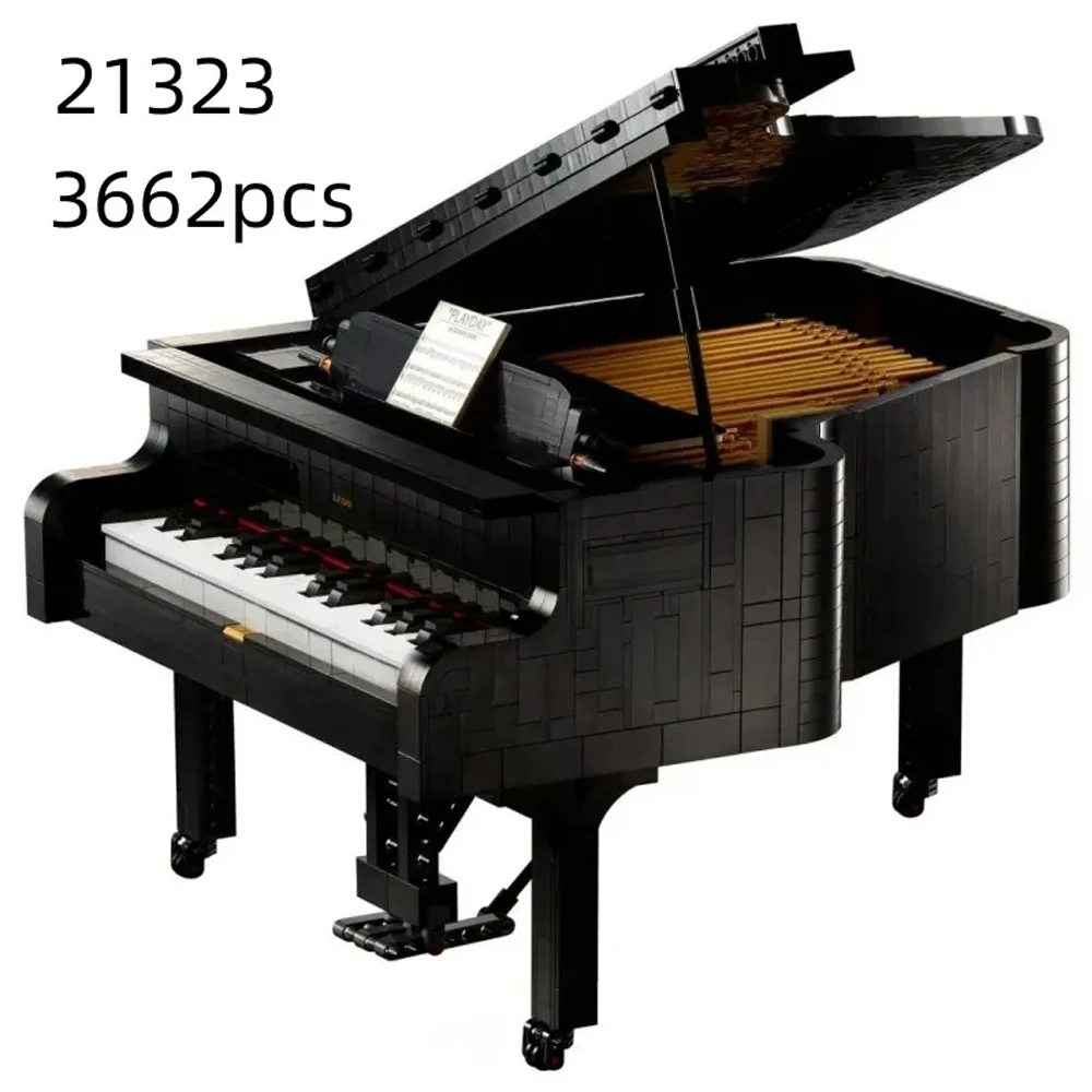 Serie creativa classica 3662 pezzi modello di pianoforte blocchi di costruzione giocattoli educativi per bambini regali di compleanno di Natale