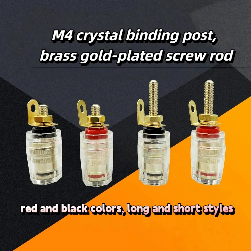 

10PCS 4mm Banana Connector and Binding Post for DIY Amplifier and Speaker Terminal Board
