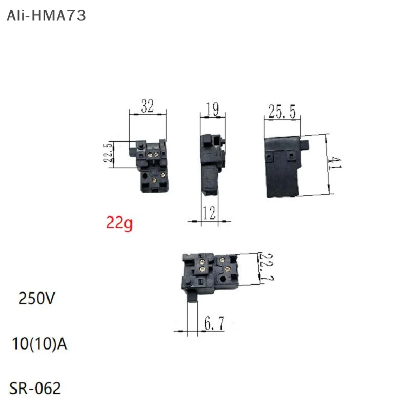 1 Buah 10A 250V Sakelar Pelatuk SPDT 5 Sakelar Terminal untuk KR1040 5903R 5143R UC3530A UC4030A LS1013L LS1040 FLS1214L HR3000C TG70B