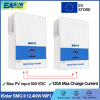 EASUN Solar Inverter 12.4KW Parallel PV input 500Vdc 13000W Power MPPT 120A Charger 220VAC Pure Sine Wave WiFI BMS Off Grid