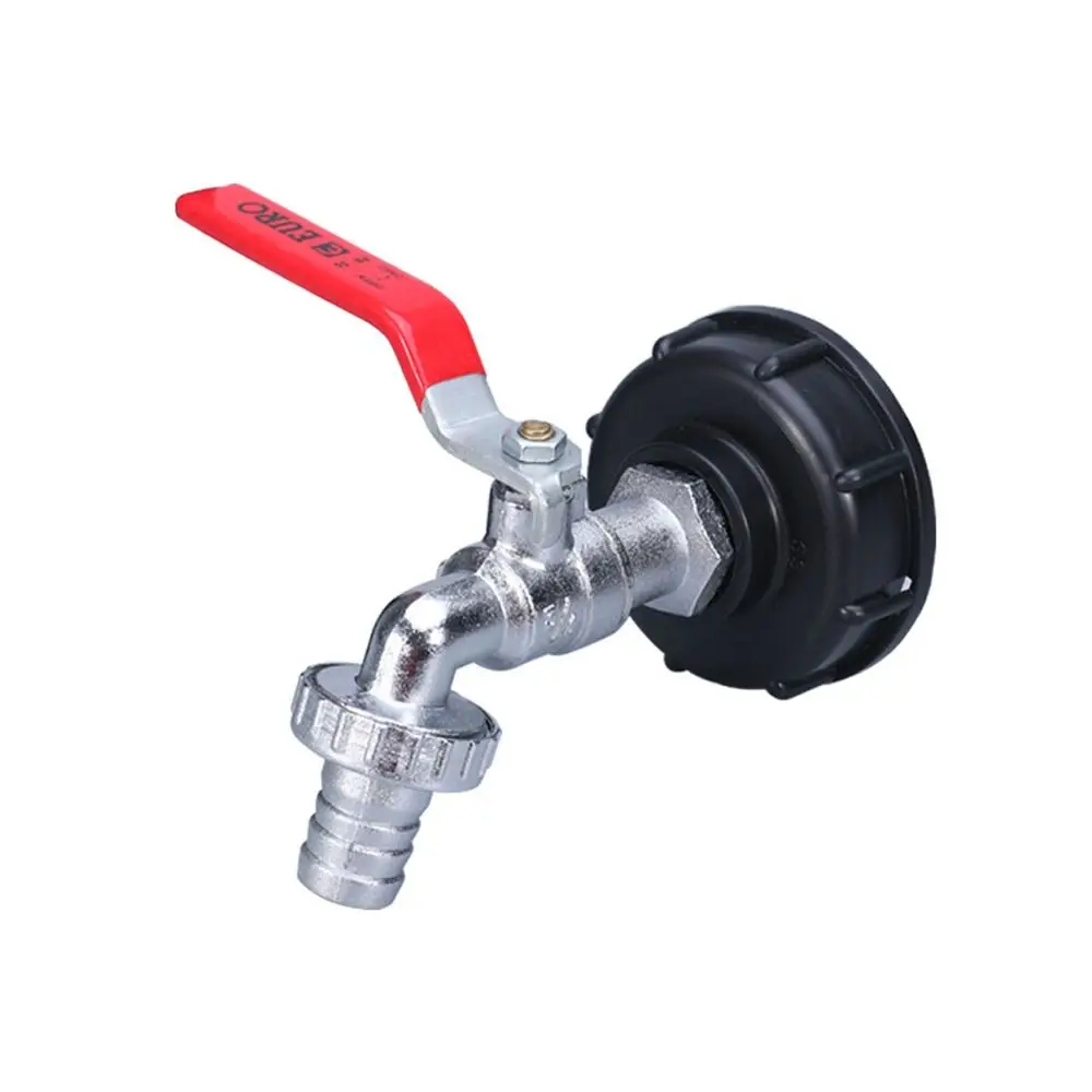 

S60*6 Грубая резьба IBC Адаптер для крана резервуара Сменный фитинг клапана Садовый кран 1/2 ''3/4'' Разъем Водяной стыковый кран Бытовой