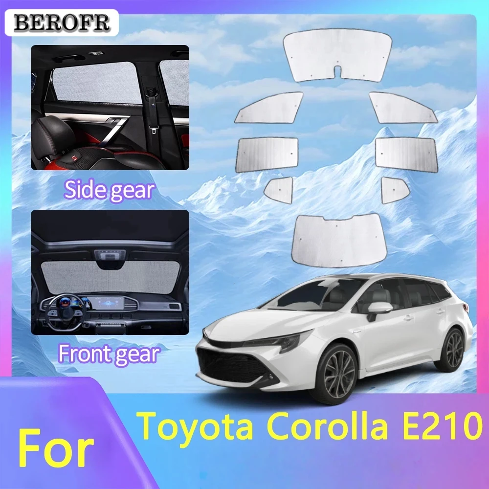 Для Toyota Corolla E210 Touring Sport 2019 2020: Полная защита от солнца, анти-УФ-защита, солнцезащитный козырек, шторка на лобовое стекло