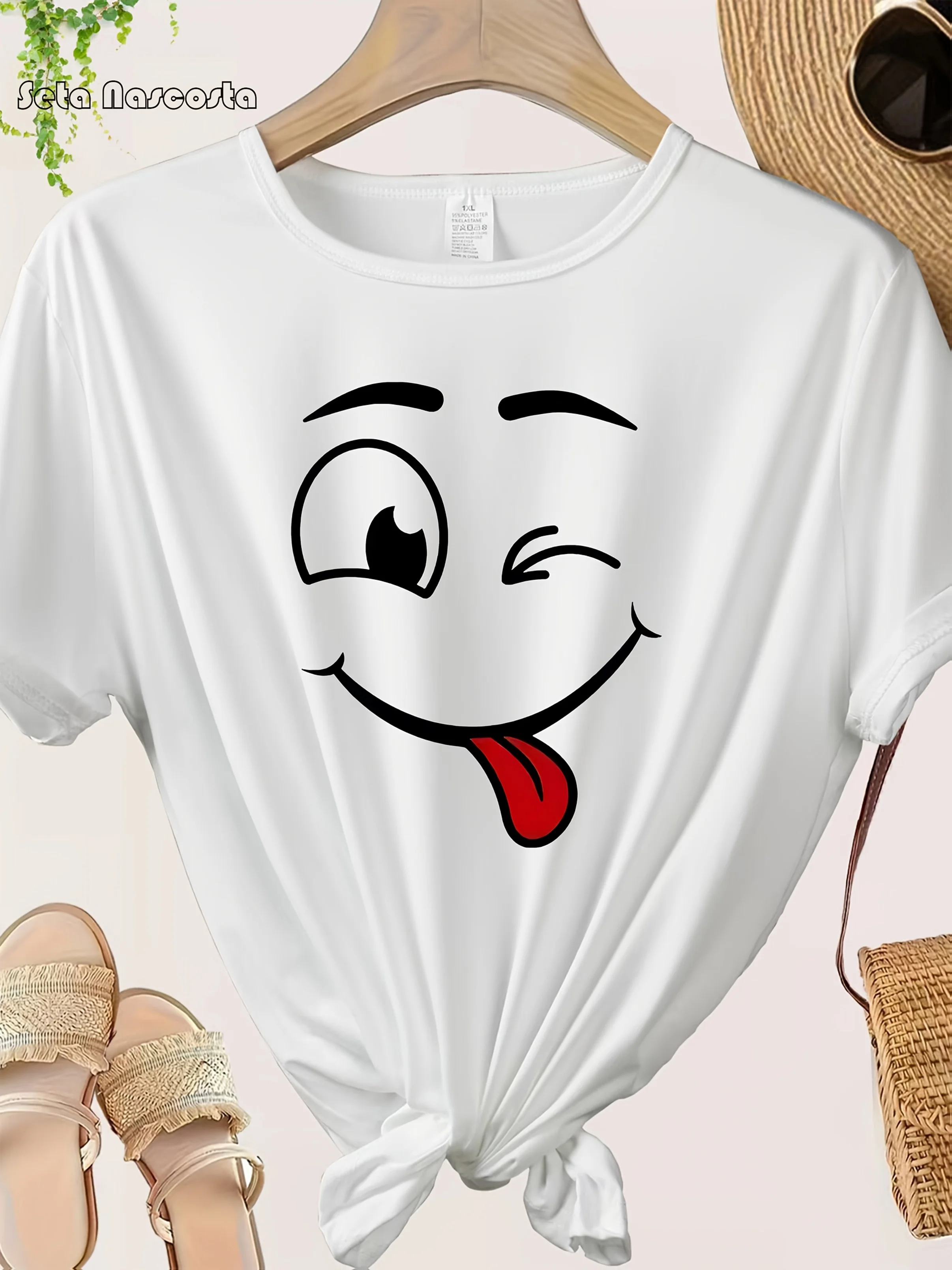 Printed T-shirt with 