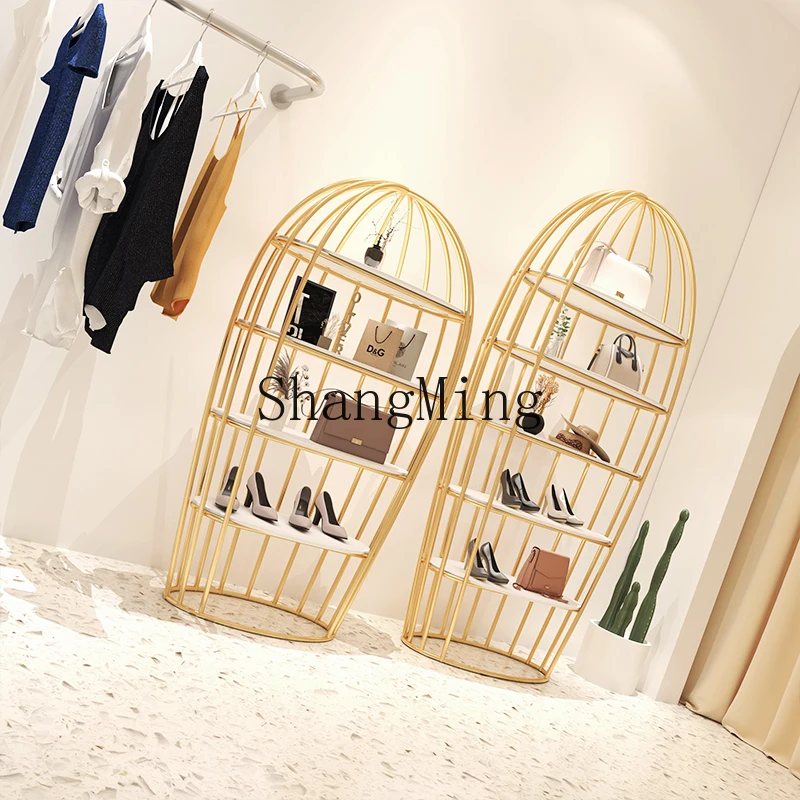 خزانة عرض منتج جديدة من الأرض إلى السقف SM، خزانة عرض رف متعددة الوظائف #2