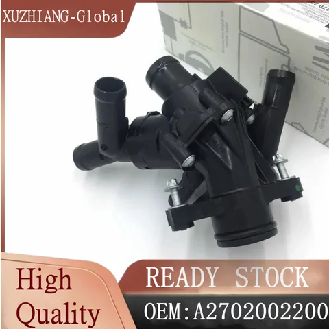 벤츠 M270 W117 CLA220 W176 A180 A200 W246 B180 B200 W156 GLA200/250 용 신품 냉각수 온도 조절기 2702002200 A2702002200