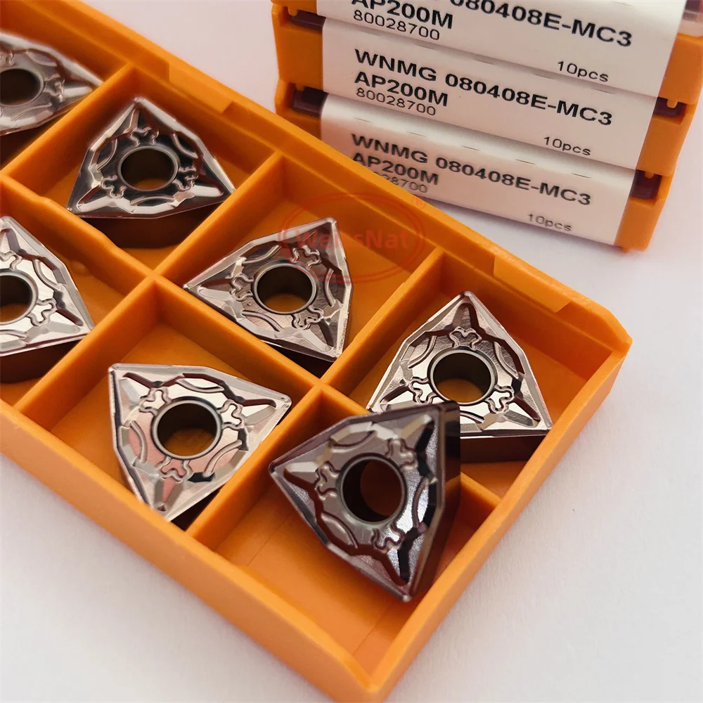 

WNMG060408E,WNMG060412E,WNMG080404E,WNMG080408E,WNMG080412E-MC3 AC200M AP200M Carbide Insert WNMG Inserts