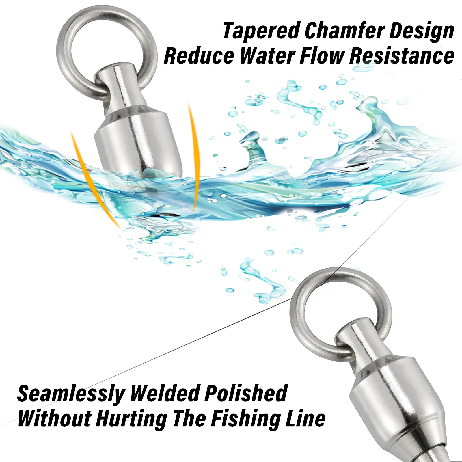 Imagem -05 - Pesca Rolamento de Esferas Gira com Fast Snap Clip 2080kg Lure Conector do Gancho Offshore Água Salgada Jigging Snap Snap 20 Pcs 20 Pcs 20pcs 20pcs 20pcs Peças 20