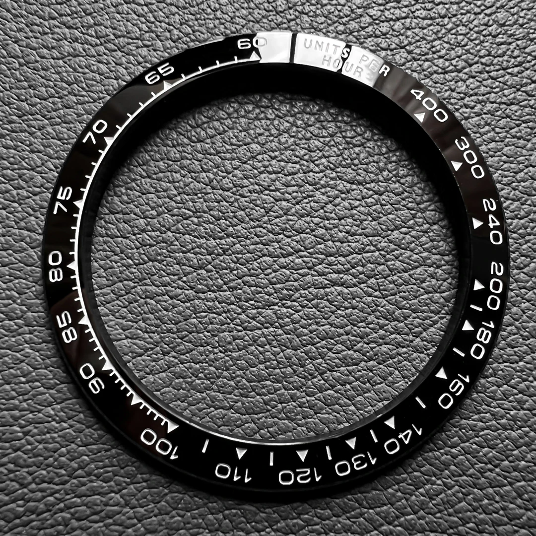 สําหรับ Rolex Daytona 116500 Universe Series 38.5 มม.39.3 มม.เซรามิคขนาด 12 นาฬิกา Inlineed ดิจิตอลด้านนอกแหวน bezel แหวน mod อะไหล่