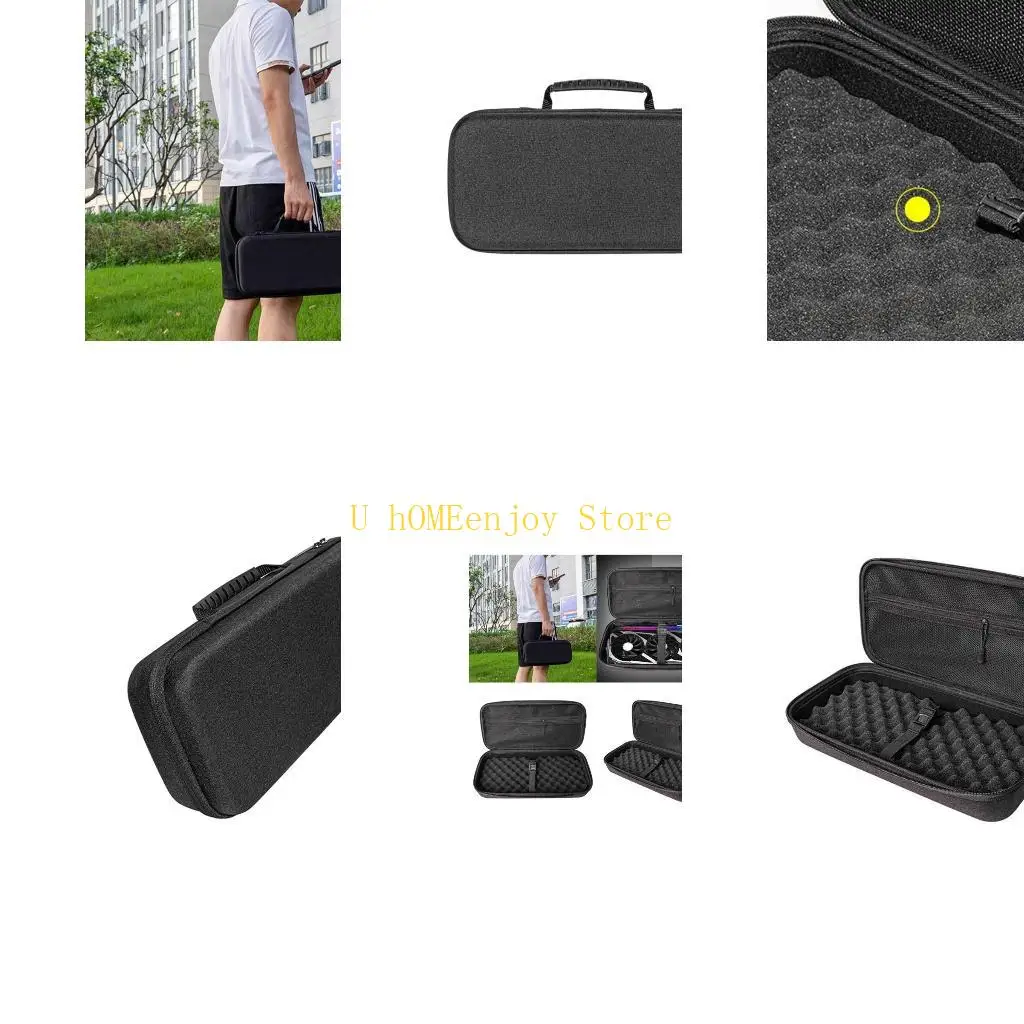 

B0KF Коробка для хранения для RTX4060/RTX4070i/RTX4080S/RTX4090 Жесткий чехол из ЭВА для графики с ручкой Дорожная сумка для
