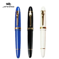 High Quality Jinhao Luxury 159 Fountain Pen Metal Inking Pens for Office Supplies School Supplies Stationery PK 9019