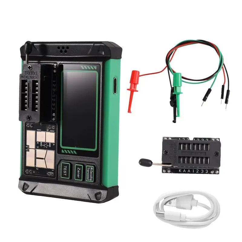 AC62-Electronic Component Testing LCD Digital Multimeter Transistor Tester MOS Field-Effect Triode Capacitor Resistance Meter
