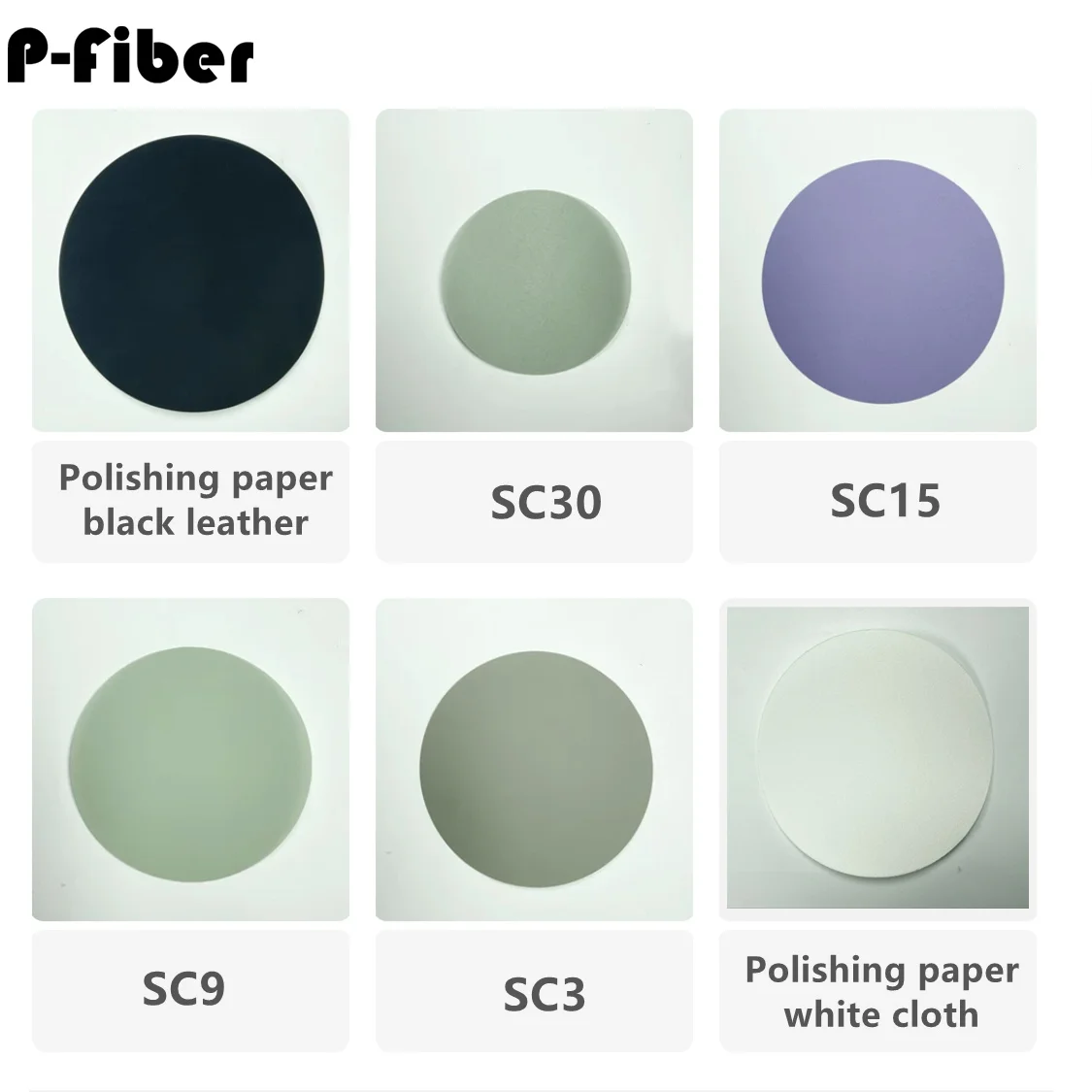 optical fiber polishing film 10pcs for MPO dia 5