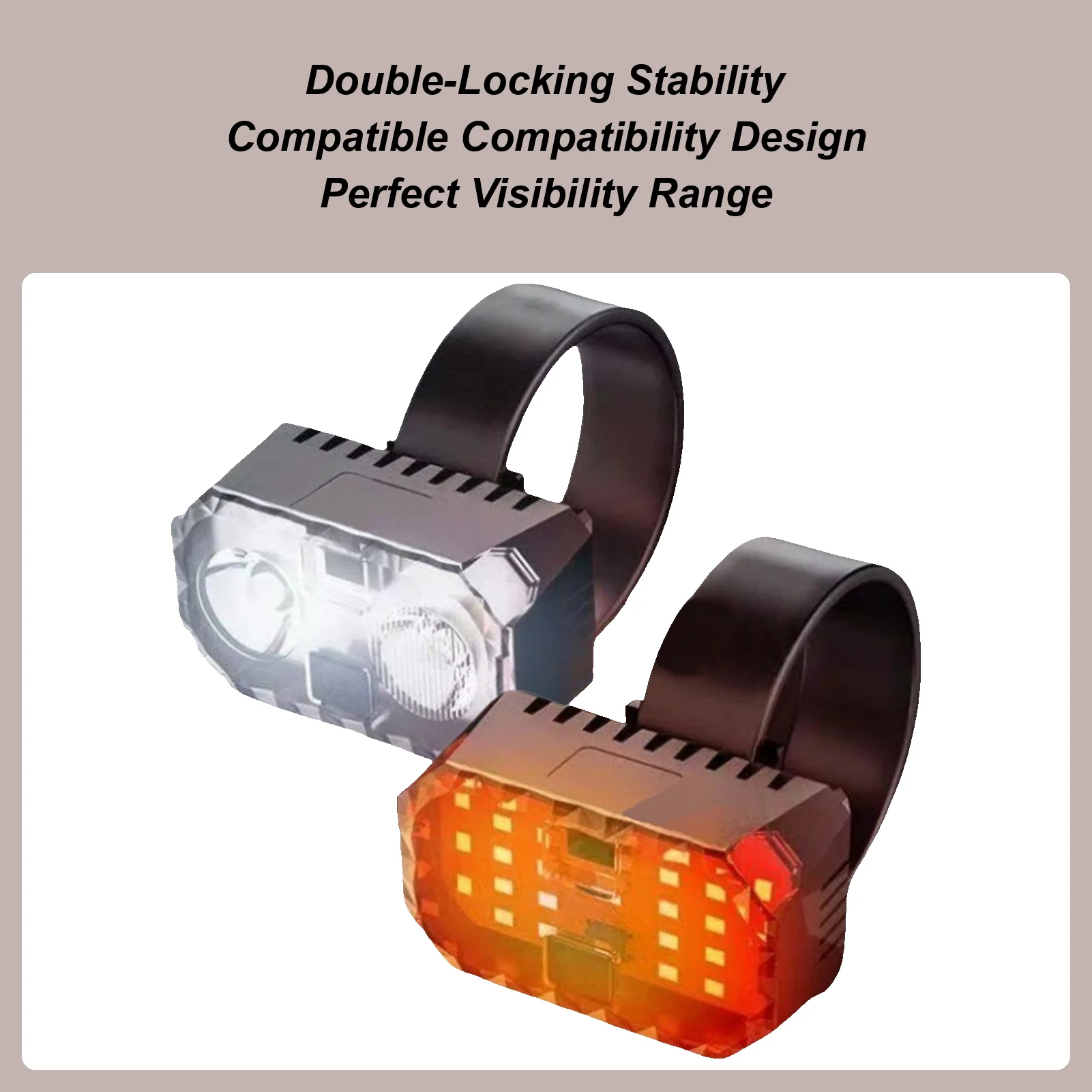 

Cycle Flashlight Warning Cycling Lights Flashlight 120 Degree Floodlight Coverage Sensing Dimming Riding Safety Equipment For
