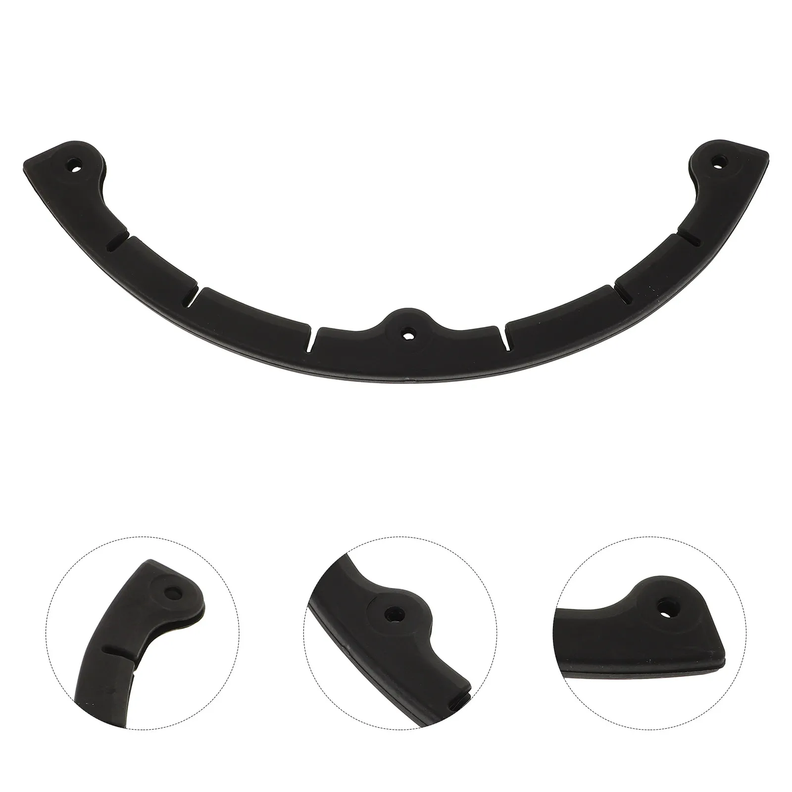 

2Pcs Snowboard Edge Guard Wrap-Around Tip Protector Black Rubber Chip Protection for Roof Rack Transport and Snowboarding Gear