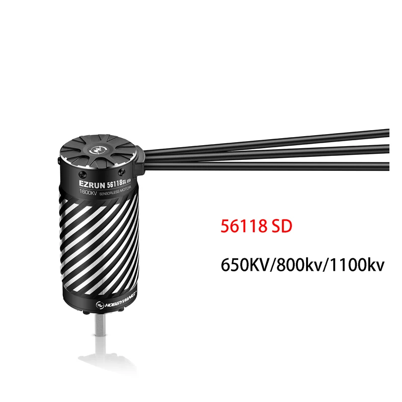 HobbyWing EzRun 56118 SD 650KV/800kv/1100kv Бесщеточный электродвигатель 8-12S LIPO для 1:5 радиоуправляемых транспортных средств с дистанционным управлением