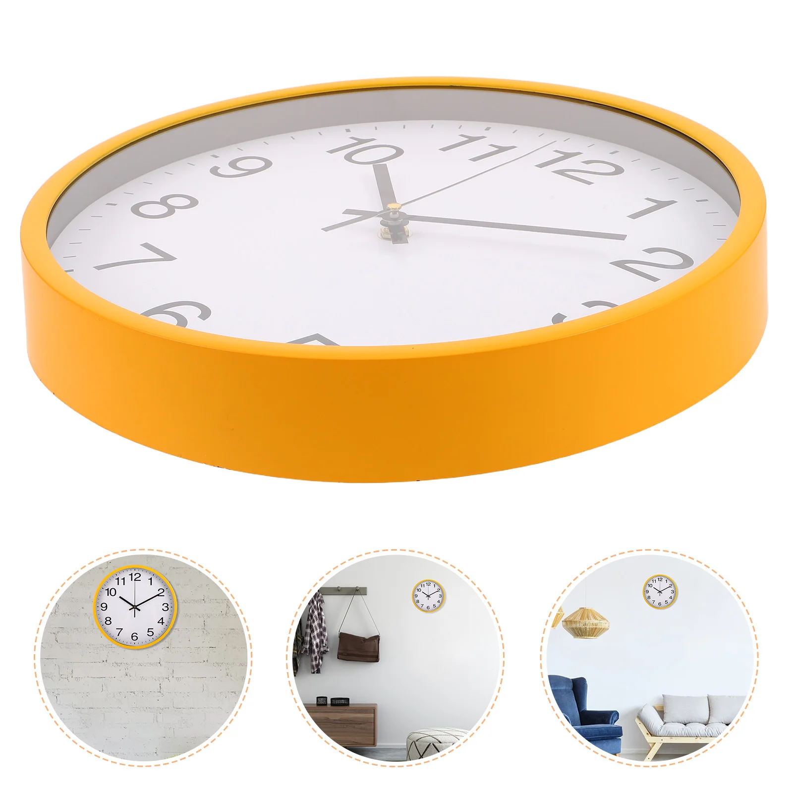 

Simple Wall Clock Farmhouse Clocks for Walls Decorative Silent Bedroom Aesthetic