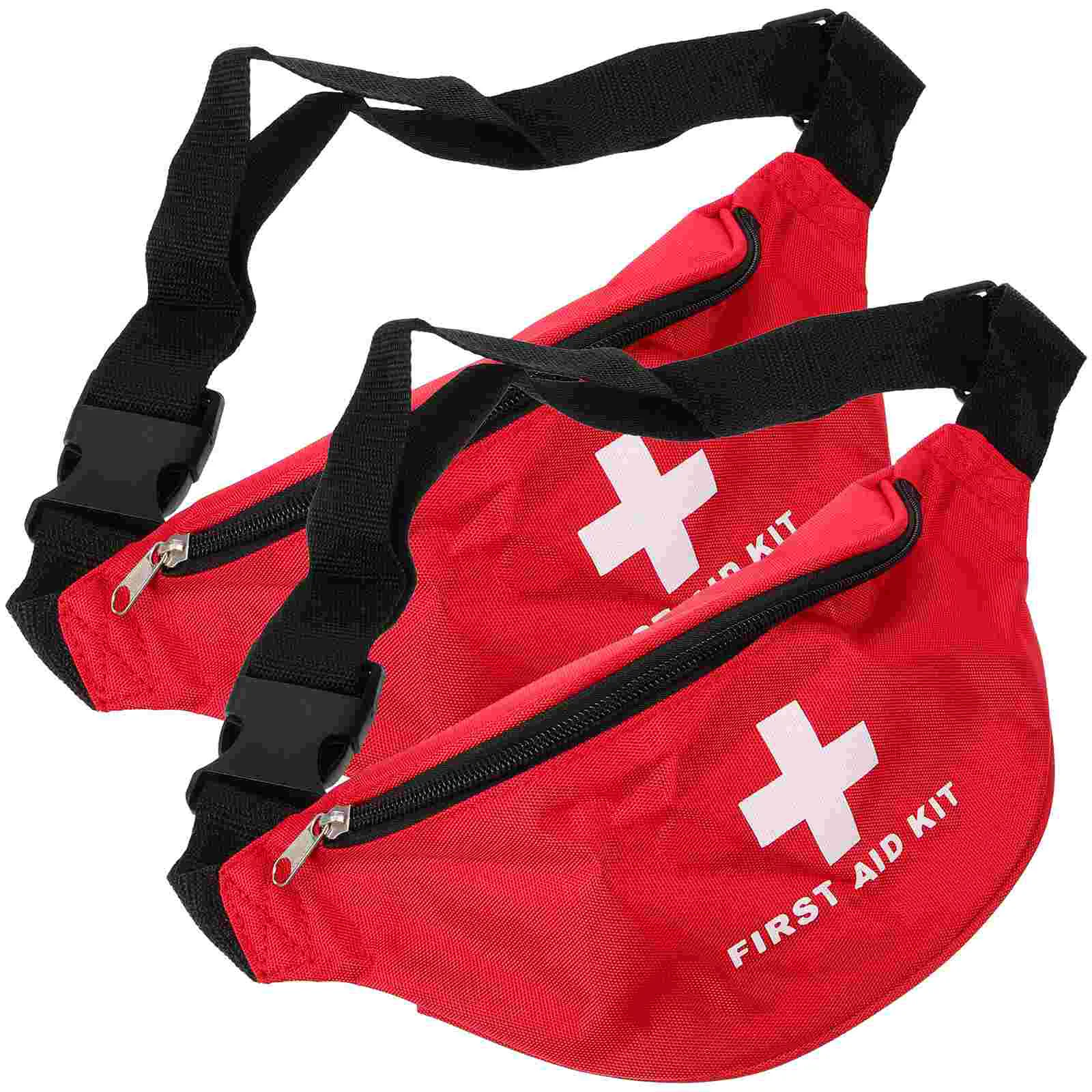 2 Pcs Waistband First Aid Kit Emergency Car Medical Vehicle Nylon Cloth Boat Travel