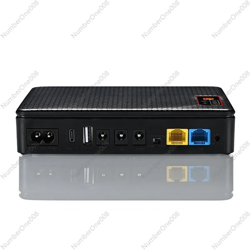 Mini alimentatore UPS Router POE Monitoraggio ottico del gatto Durata della batteria di emergenza MINI UPS Gruppo di continuità