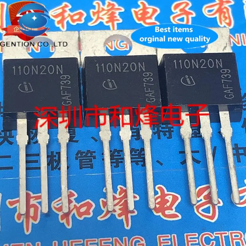 

10pcs 100% orginal new 110N20N IPP110N20N3G TO-220 200V 88A