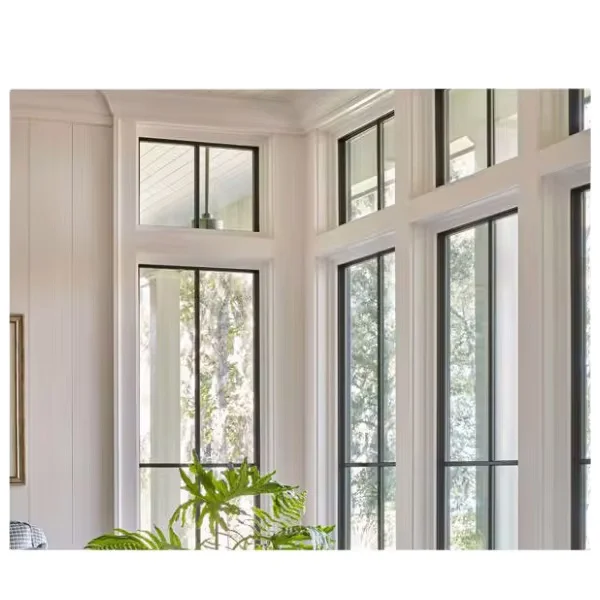 High Security Performance Hurricane Resistant arch Fixed Window anti stealing For Home