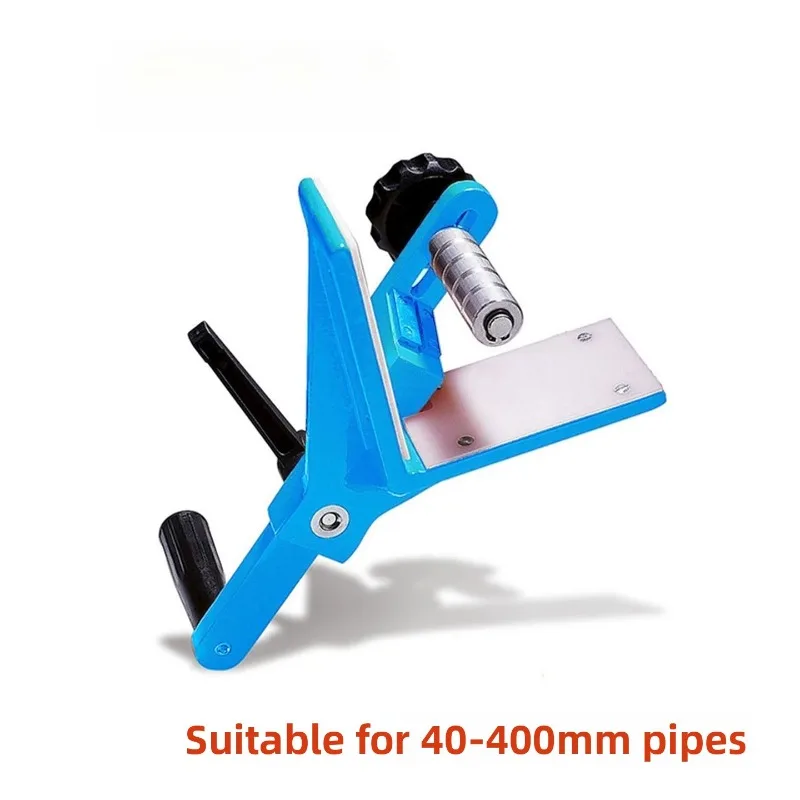 Plastic PVC pipe chamfer trimmer PPH beveling machine PE pipe outer chamfer cutter
